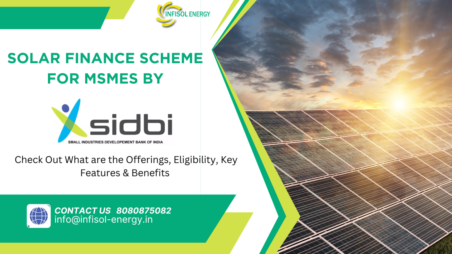 Solar Finance Scheme For MSMEs By SIDBI