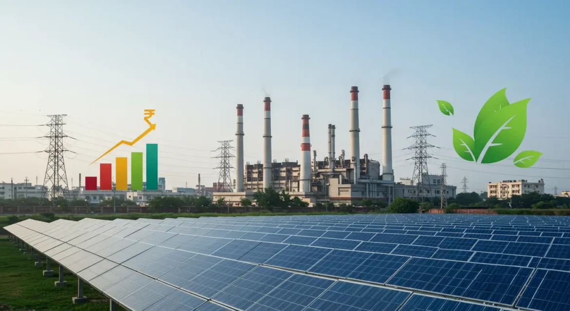 Open Access Solar in Maharashtra powering an industrial facility with clean, cost-efficient energy.
